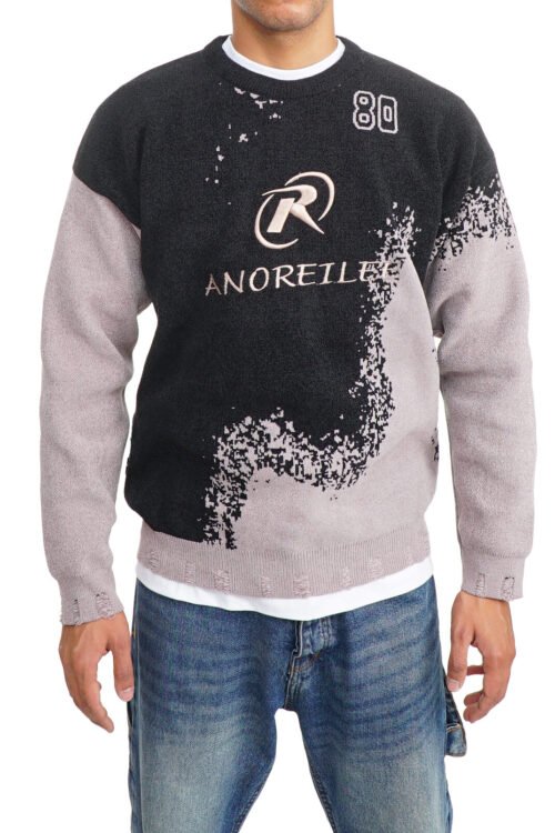 Velvet pullover-Black