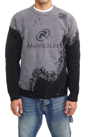 Velvet pullover-Grey