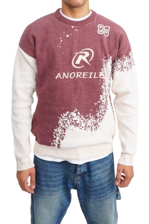 Velvet pullover-Beige