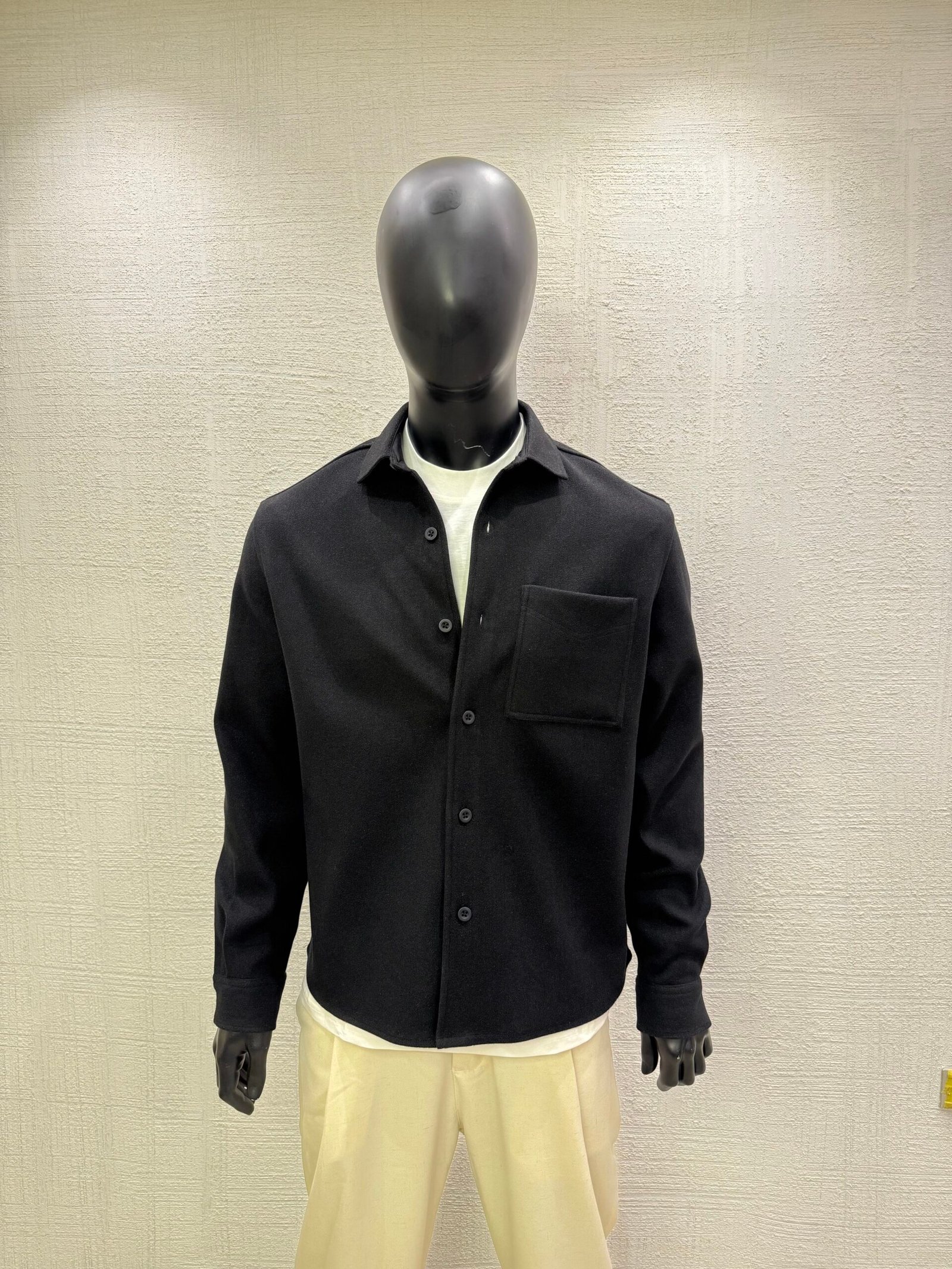 Shirt jacket -Black