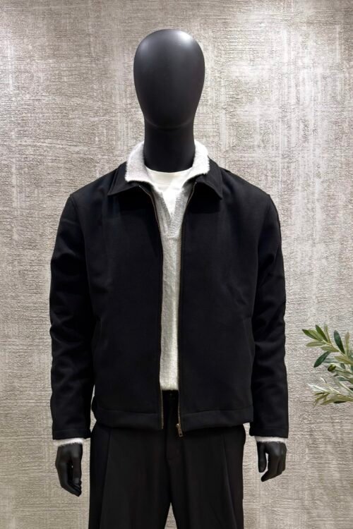 Old money jacket-Black