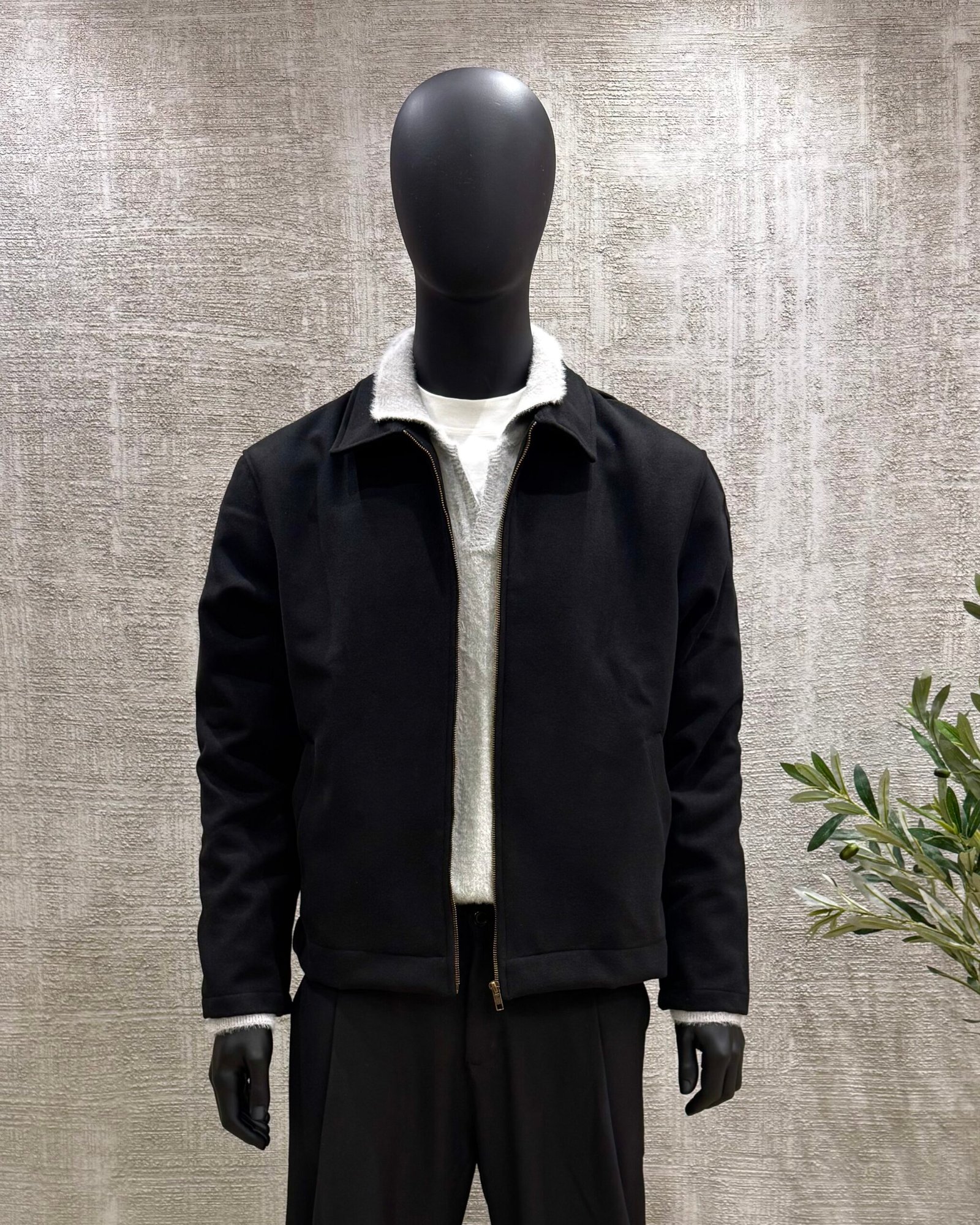 Old money jacket-Black