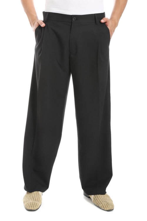 Old money jacket Pant-Black